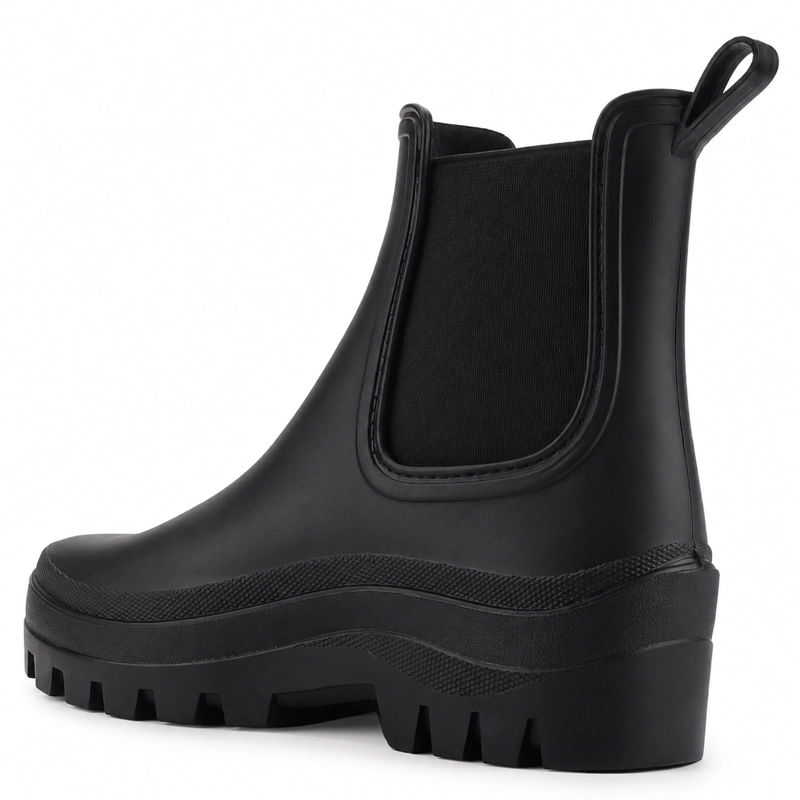 BOTA DE AGUA NEGRO MUJER CASUAL CHALADA BAKER - 5
