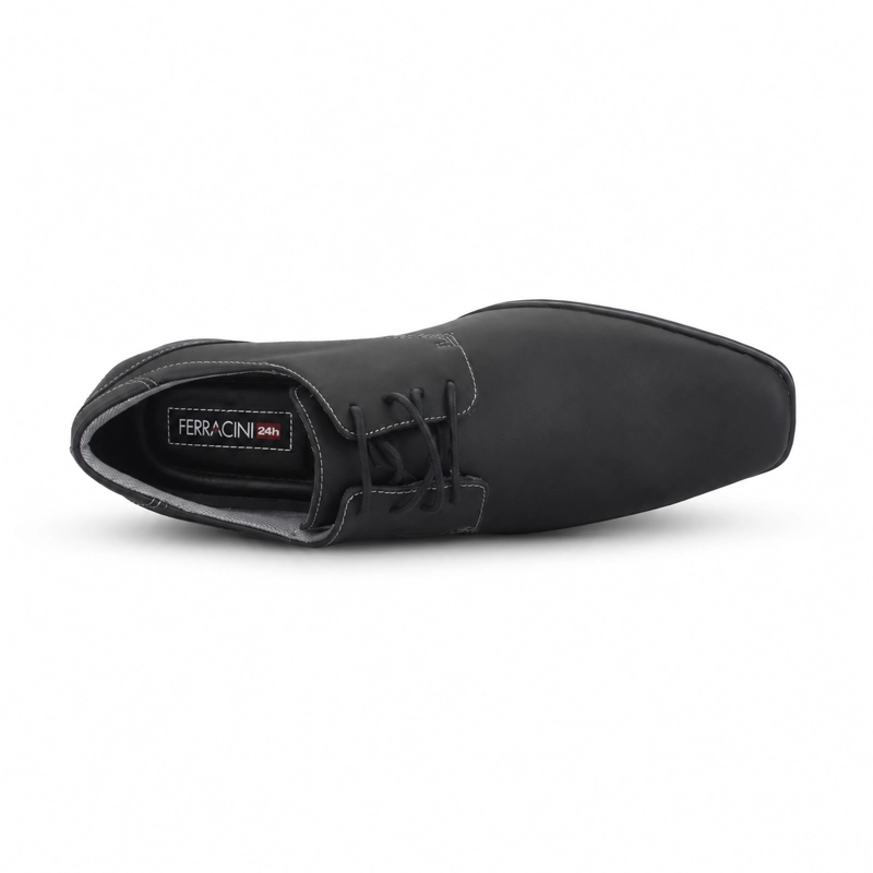 ZAPATO NEGRO HOMBRE CASUAL FERRACINI 3044 - 5