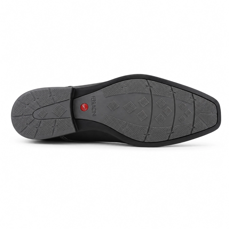 ZAPATO NEGRO HOMBRE CASUAL FERRACINI 3044 - 6