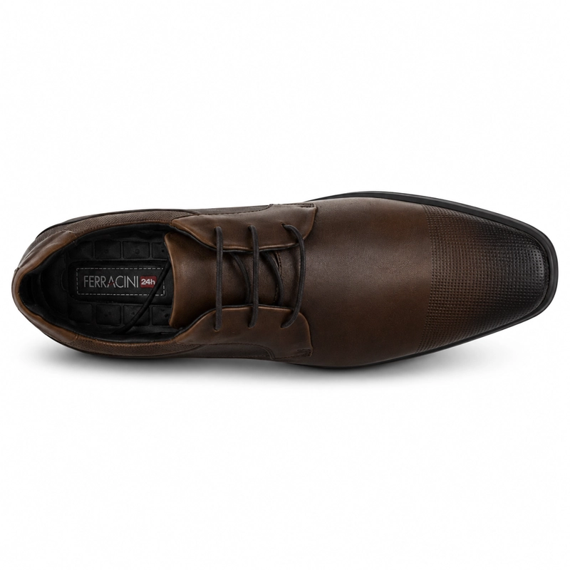 ZAPATO CAFE  HOMBRE CASUAL FERRACINI 6065 - 5
