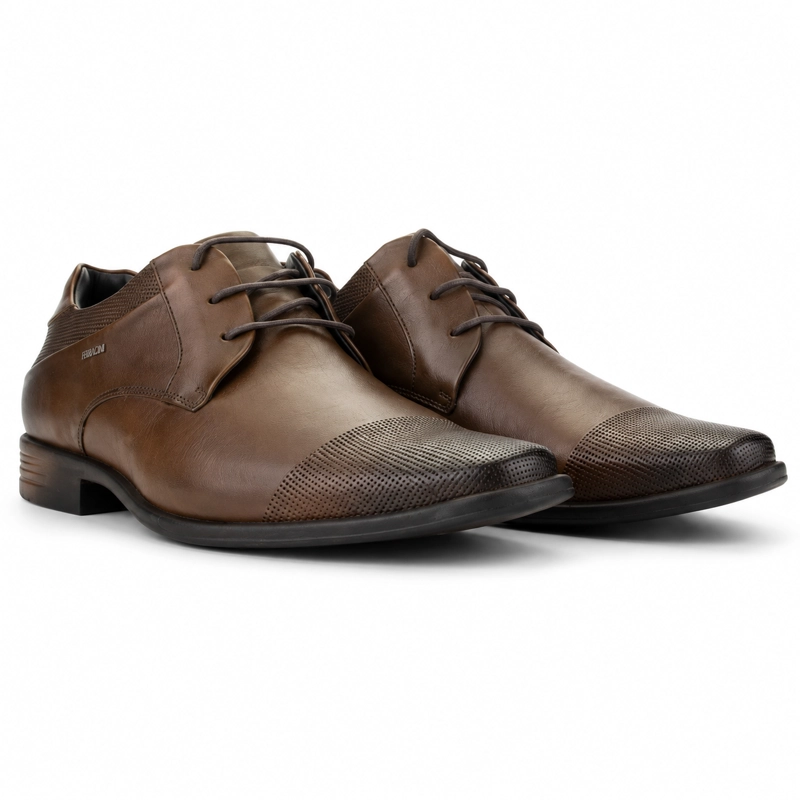 ZAPATO CAFE  HOMBRE CASUAL FERRACINI 6065 - 7