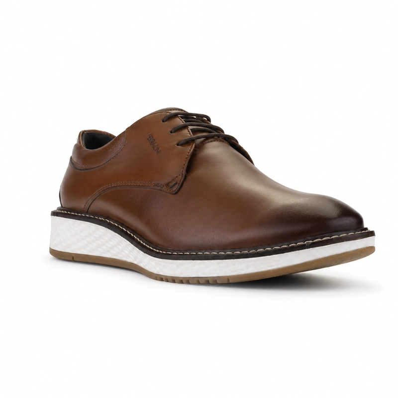 ZAPATO CAFE  HOMBRE CASUAL FERRACINI 3301 - 3