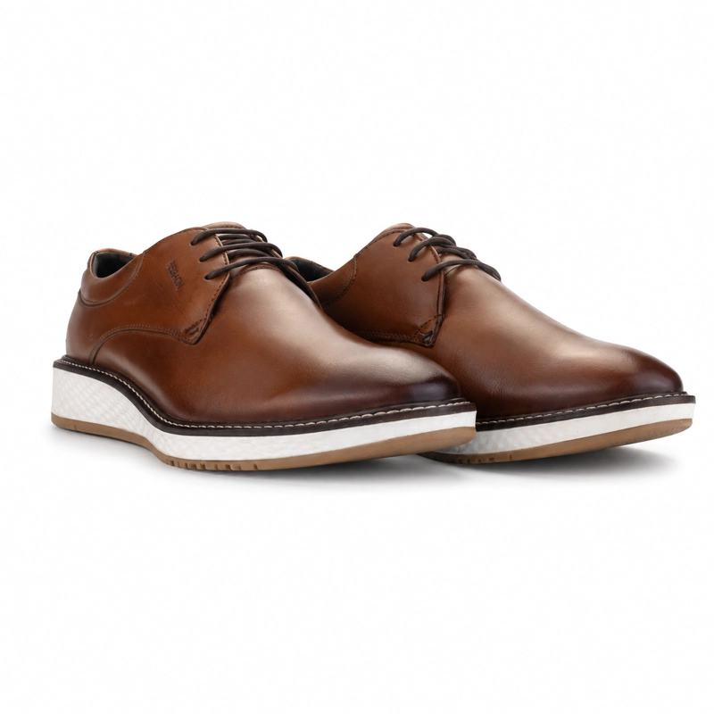 ZAPATO CAFE  HOMBRE CASUAL FERRACINI 3301 - 6