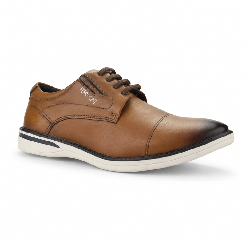 ZAPATO CAFE  HOMBRE CASUAL FERRACINI 3622 - 3