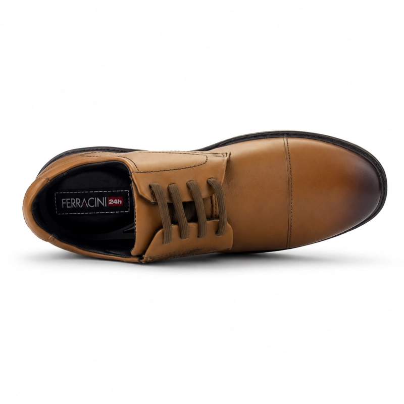 ZAPATO CAFE  HOMBRE CASUAL FERRACINI 3622 - 5