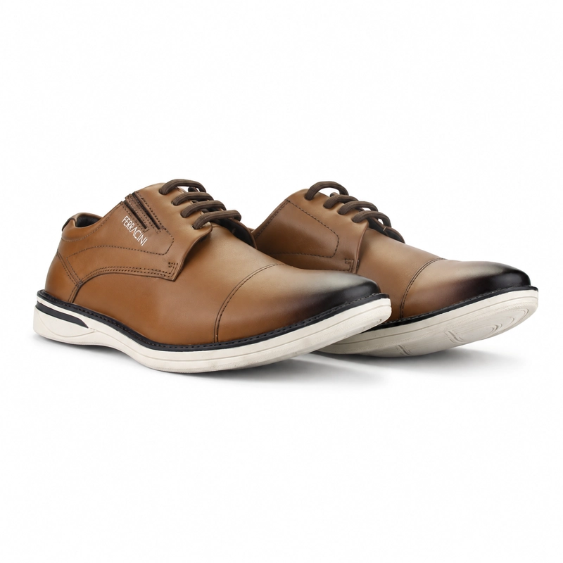 ZAPATO CAFE  HOMBRE CASUAL FERRACINI 3622 - 7