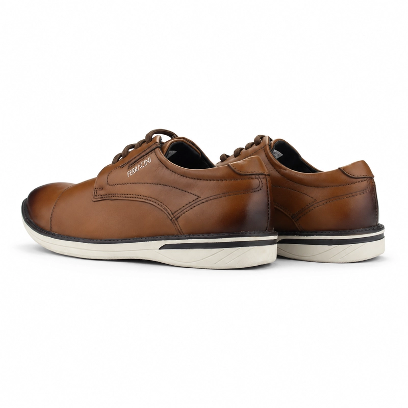 ZAPATO CAFE  HOMBRE CASUAL FERRACINI 3622 - 8