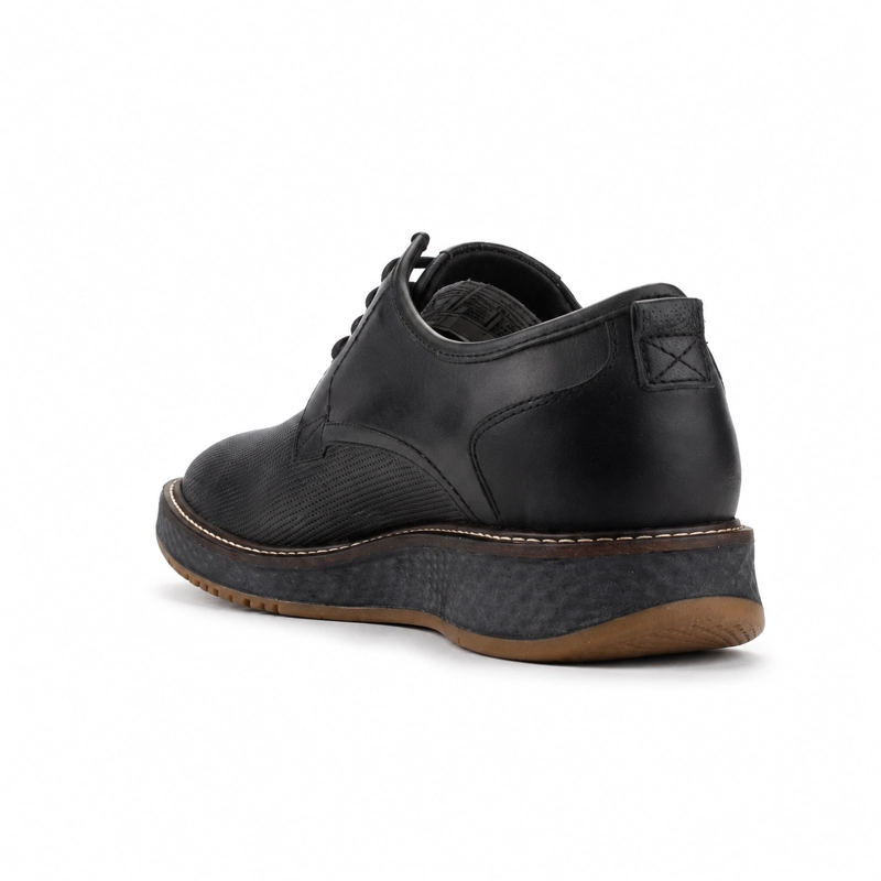 ZAPATO NEGRO HOMBRE CASUAL FERRACINI 3302 - 4