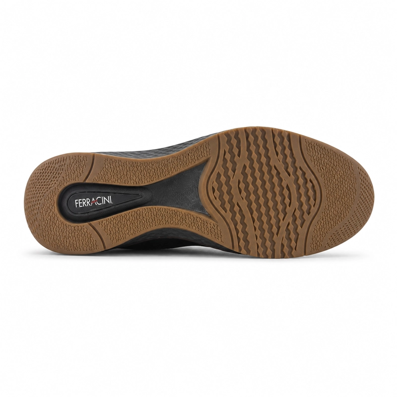 ZAPATO NEGRO HOMBRE CASUAL FERRACINI 3302 - 6
