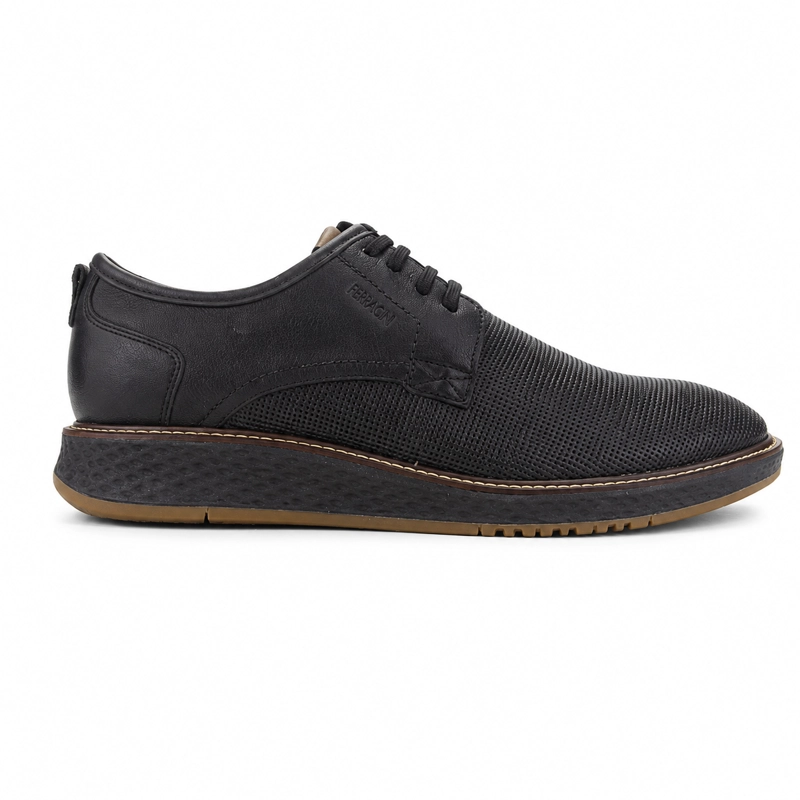 ZAPATO NEGRO HOMBRE CASUAL FERRACINI 3302 - 1