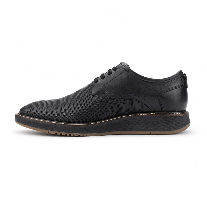 ZAPATO NEGRO HOMBRE CASUAL FERRACINI 3302 - 2