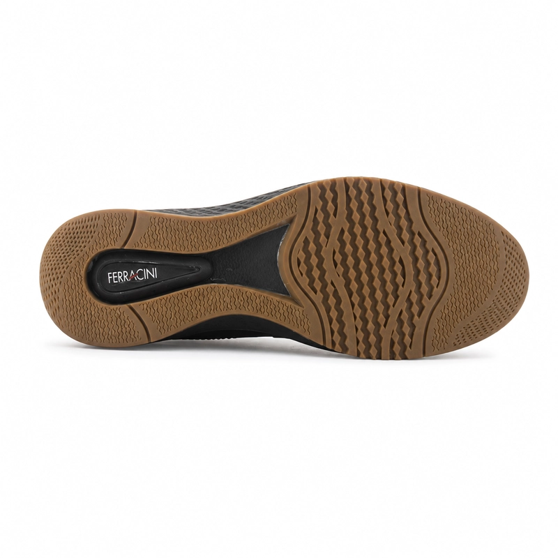 ZAPATO NEGRO HOMBRE CASUAL FERRACINI 3302 - 6