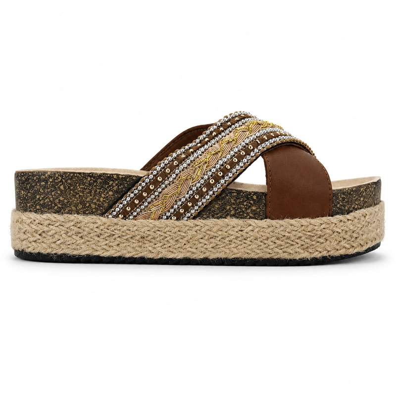 SANDALIA CAFE  MUJER CASUAL CHALADA STORK - 1