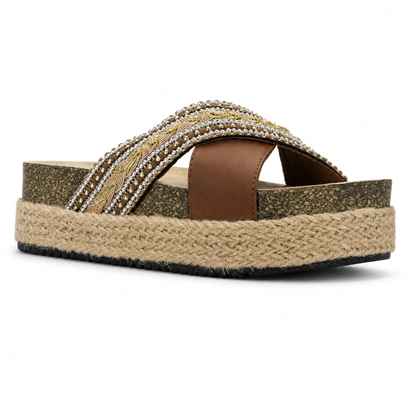 SANDALIA CAFE  MUJER CASUAL CHALADA STORK - 3