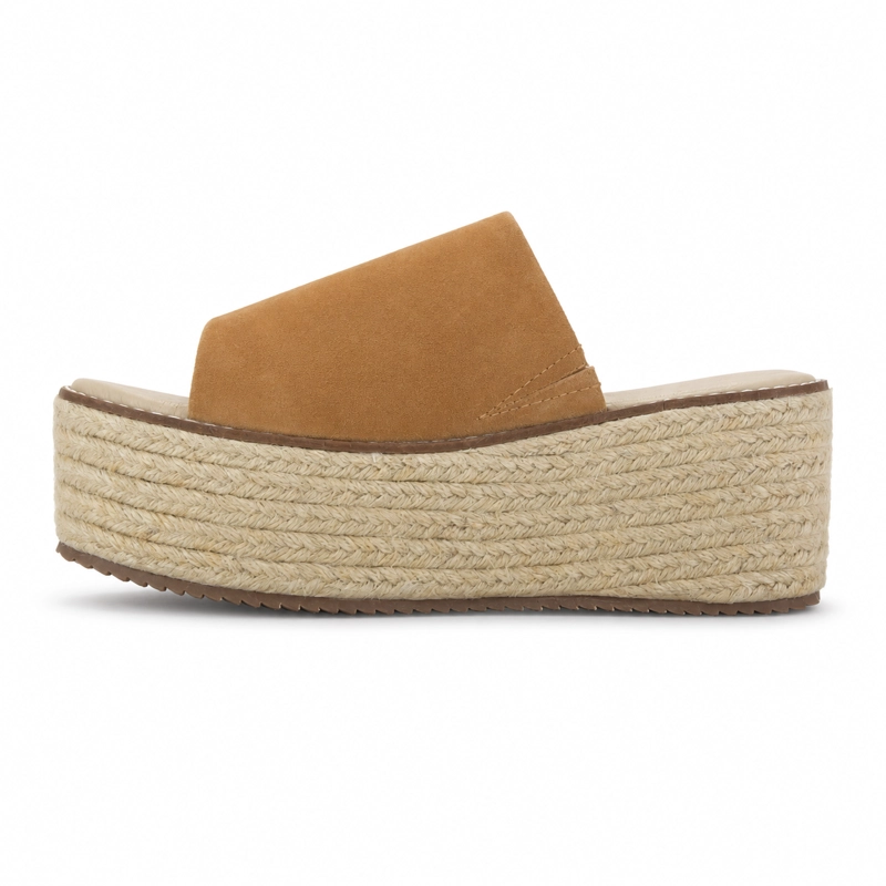 SANDALIA CAMEL MUJER CASUAL CHALADA MASIE - 2