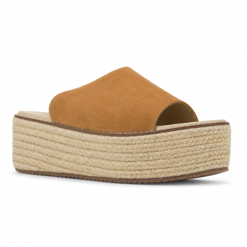 SANDALIA CAMEL MUJER CASUAL CHALADA MASIE - 3