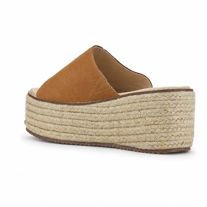 SANDALIA CAMEL MUJER CASUAL CHALADA MASIE - 4