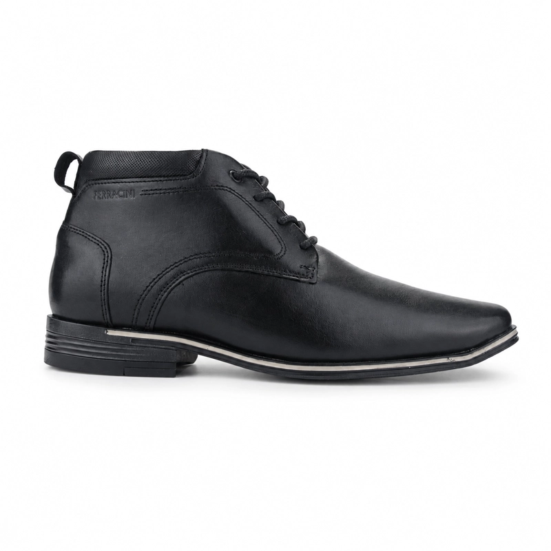 BOTIN NEGRO HOMBRE CASUAL FERRACINI MUNIQUE 3363 - 1