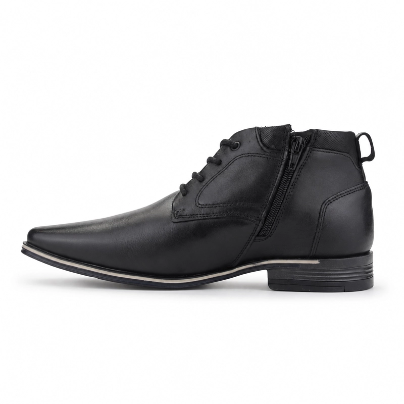 BOTIN NEGRO HOMBRE CASUAL FERRACINI MUNIQUE 3363 - 2