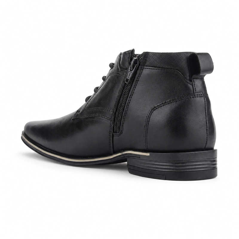 BOTIN NEGRO HOMBRE CASUAL FERRACINI MUNIQUE 3363 - 4