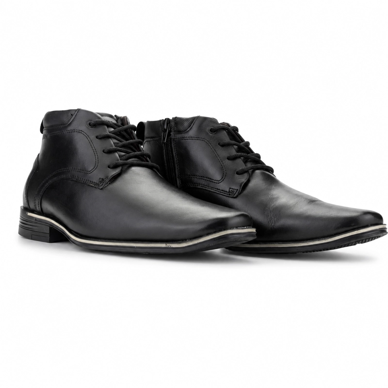 BOTIN NEGRO HOMBRE CASUAL FERRACINI MUNIQUE 3363 - 7