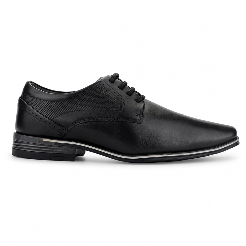 ZAPATO NEGRO HOMBRE CASUAL FERRACINI MUNIQUE 3361 - 1