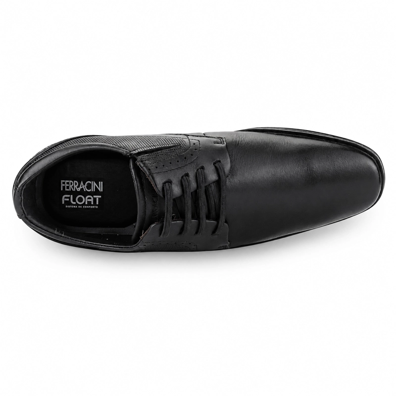 ZAPATO NEGRO HOMBRE CASUAL FERRACINI MUNIQUE 3361 - 5