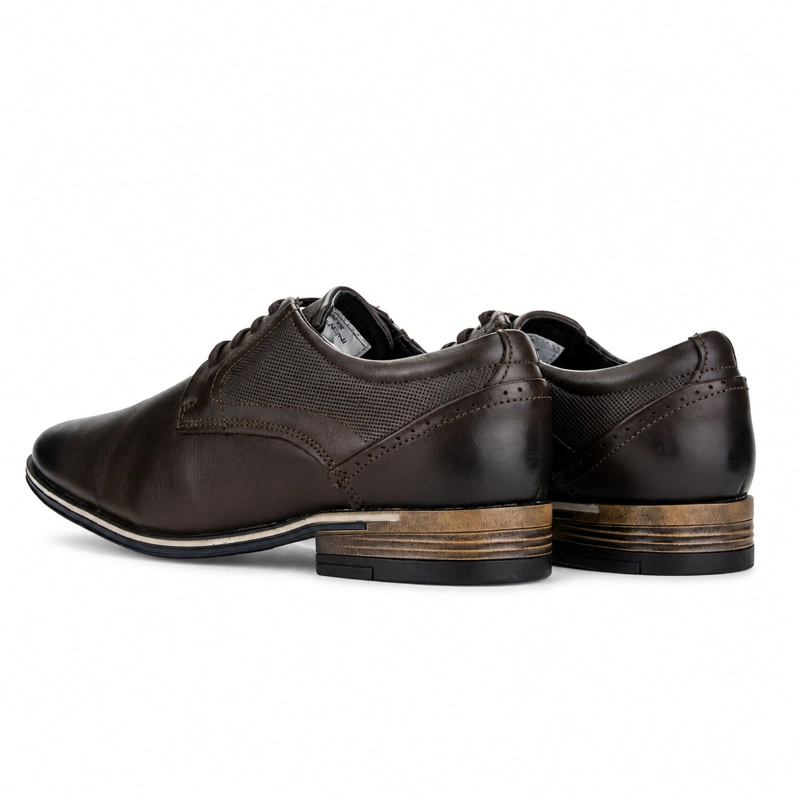 ZAPATO CAFE  HOMBRE CASUAL FERRACINI MUNIQUE 3361 - 7