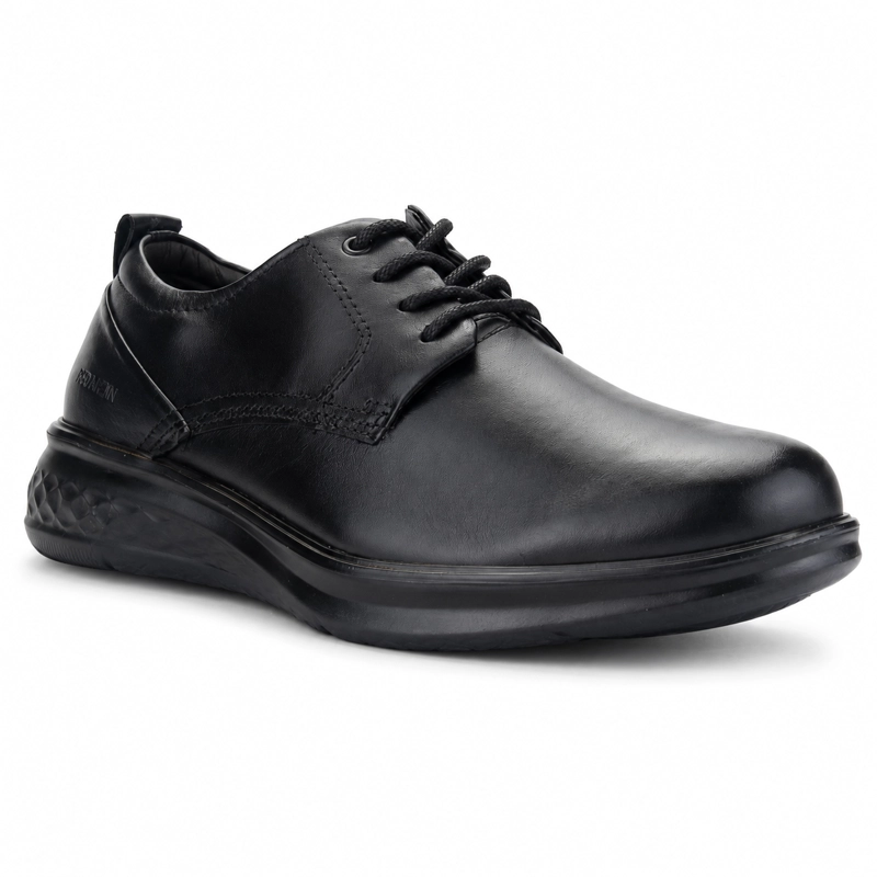 ZAPATO NEGRO HOMBRE CASUAL FERRACINI PORTER 6220 - 3