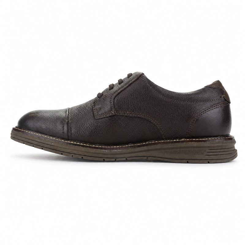 ZAPATO CAFE  OSCURO HOMBRE CASUAL FERRACINI AUSTIN 5166 - 2