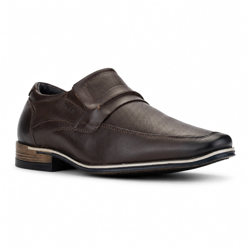 ZAPATO CAFE  HOMBRE CASUAL FERRACINI MUNIQUE 3362 - 4