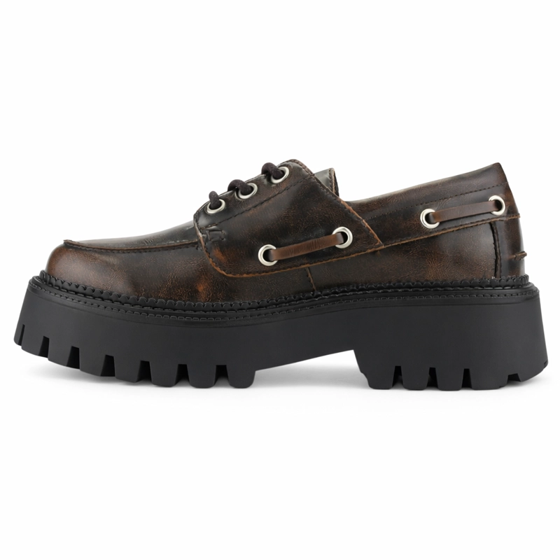 MOCASIN CAFE MUJER CASUAL CHALADA LENNON - 2