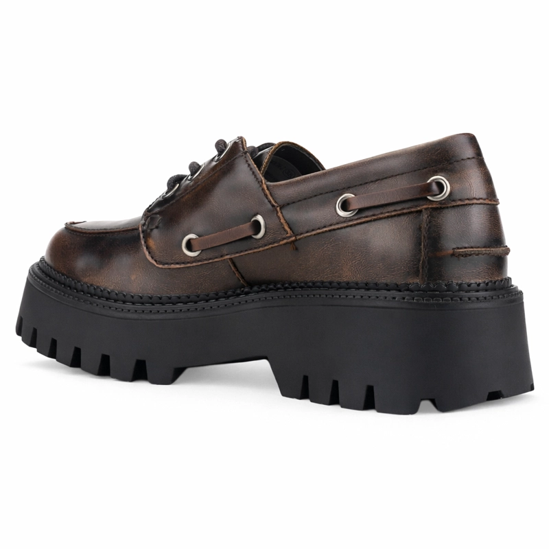 MOCASIN CAFE MUJER CASUAL CHALADA LENNON - 4