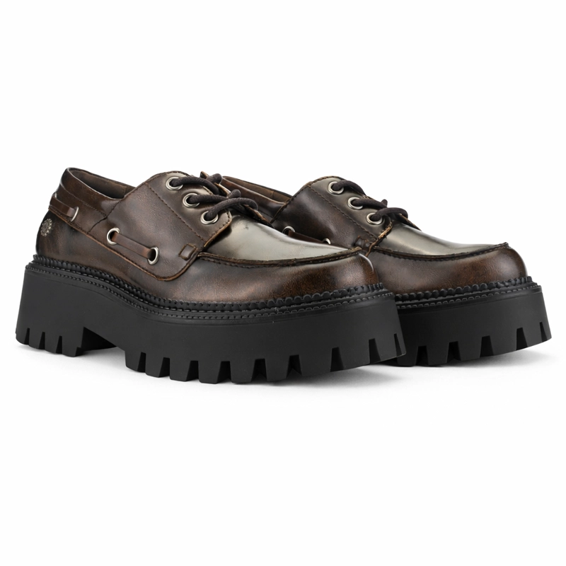 MOCASIN CAFE MUJER CASUAL CHALADA LENNON - 5