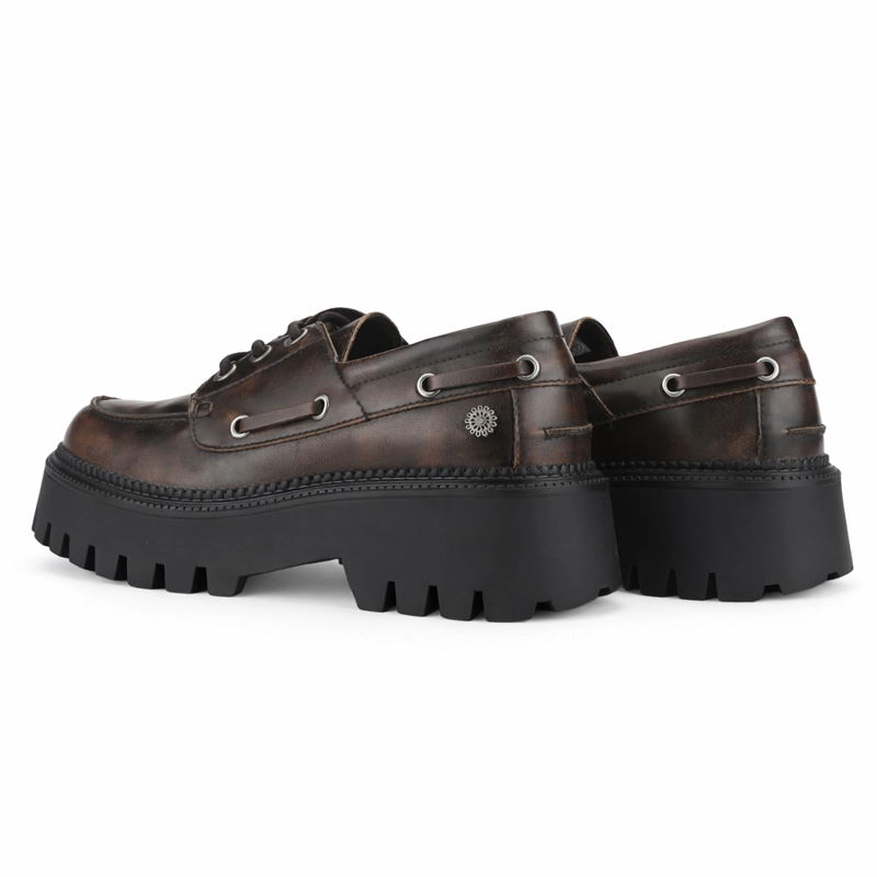 MOCASIN CAFE MUJER CASUAL CHALADA LENNON - 6