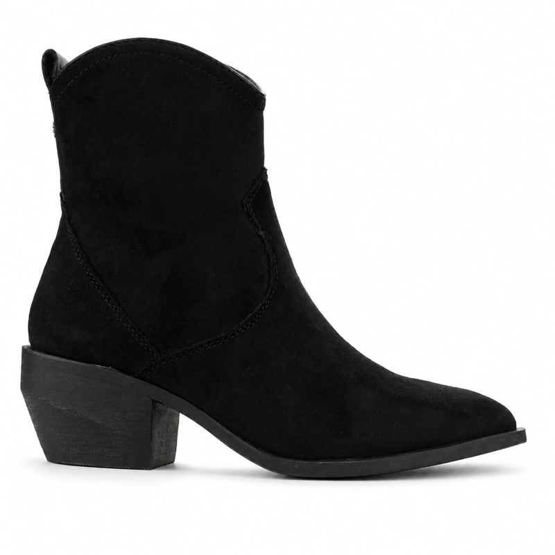 BOTIN NEGRO MUJER CASUAL CHALADA ARROYO - 1