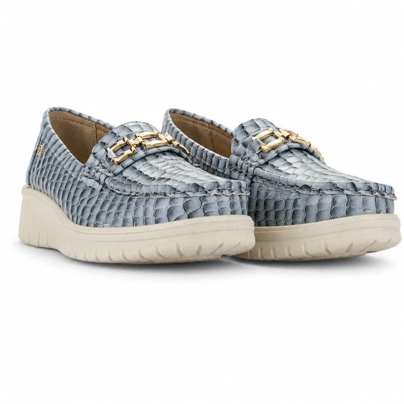 MOCASIN AZUL MUJER CASUAL CHALADA RIOJA - 7