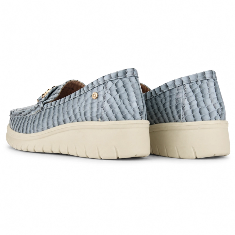 MOCASIN AZUL MUJER CASUAL CHALADA RIOJA - 8
