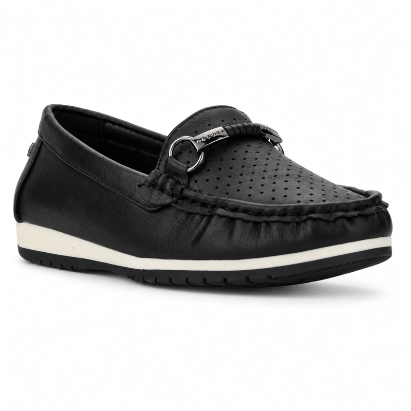 MOCASIN NEGRO MUJER CASUAL CHALADA DUNA - 3