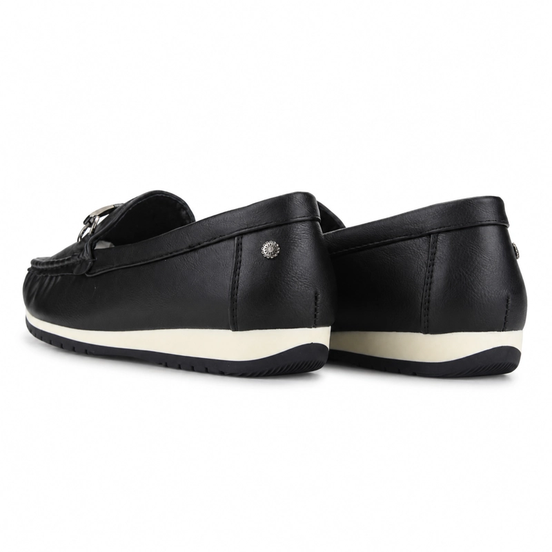 MOCASIN NEGRO MUJER CASUAL CHALADA DUNA - 8