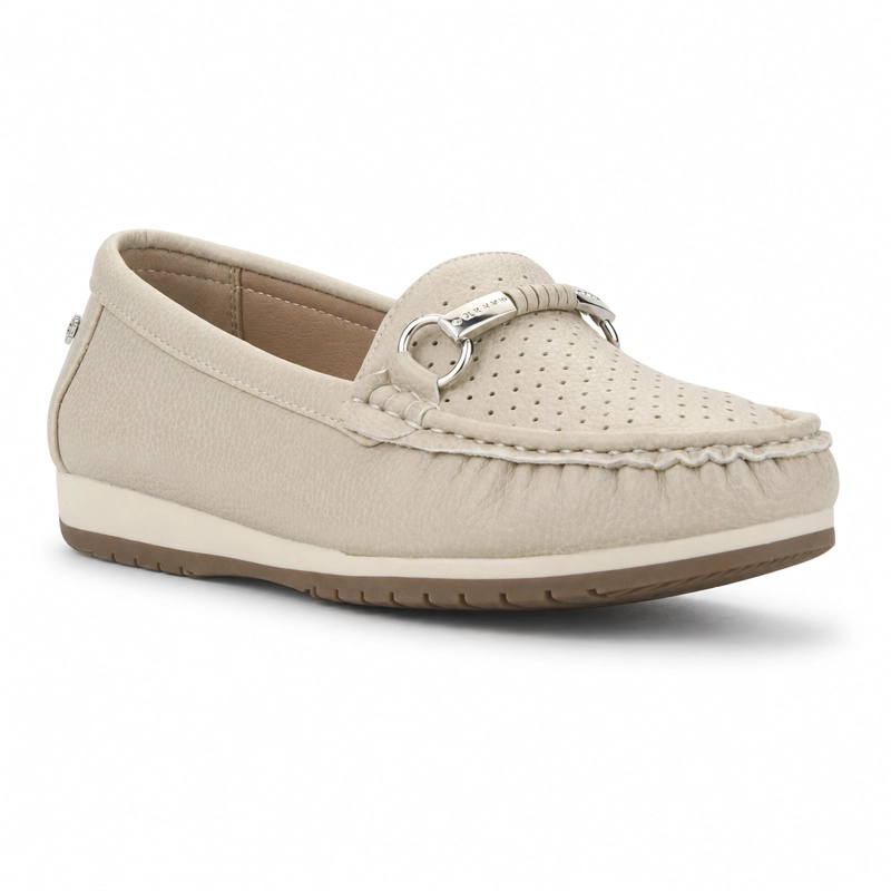MOCASIN BEIGE MUJER CASUAL CHALADA DUNA - 3