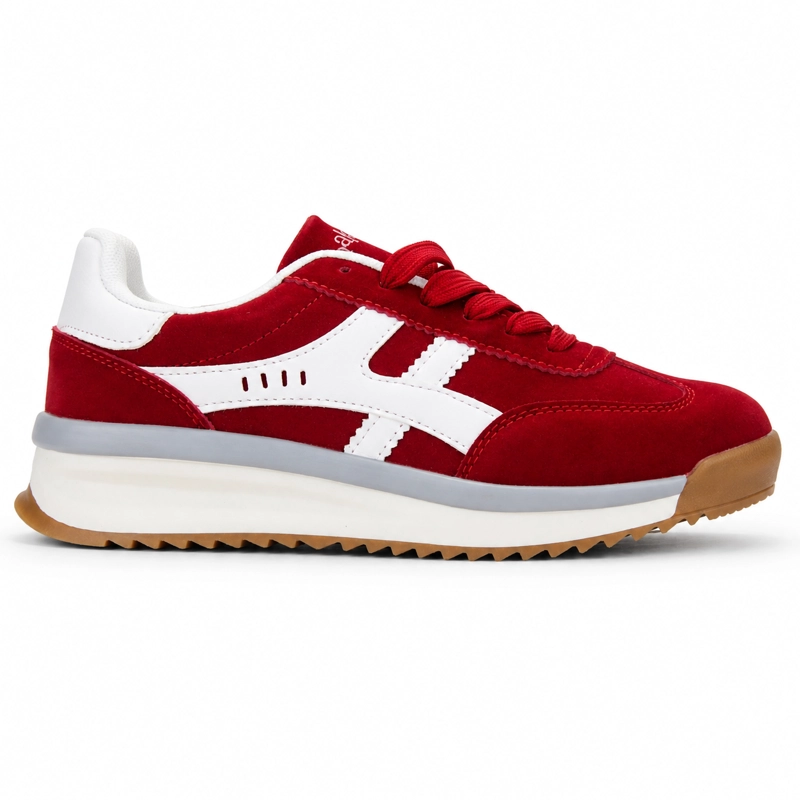 ZAPATILLA ROJO MUJER URBANO CHALADA FRONT - 1