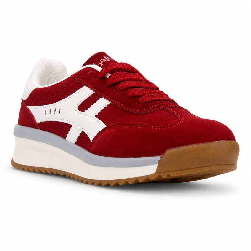 ZAPATILLA ROJO MUJER URBANO CHALADA FRONT - 3