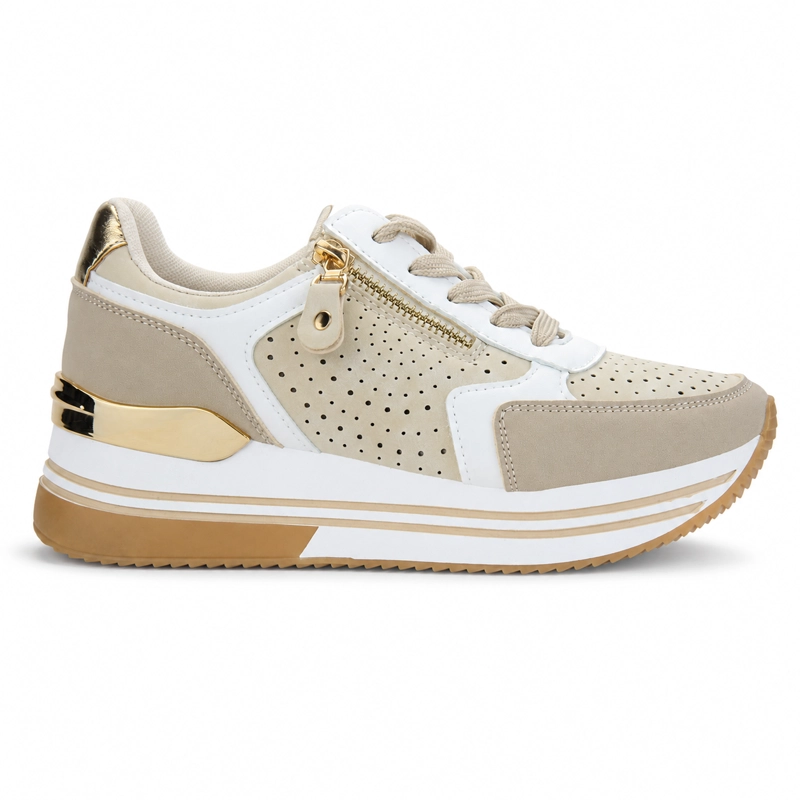 ZAPATILLA BEIGE MUJER URBANO CHALADA JETTIXLOW - 1