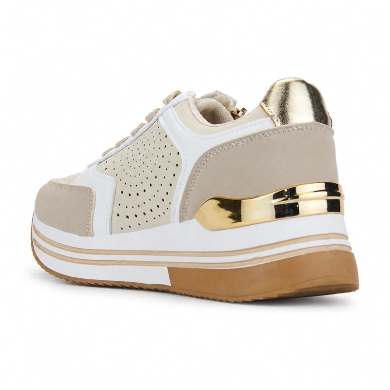 ZAPATILLA BEIGE MUJER URBANO CHALADA JETTIXLOW - 4