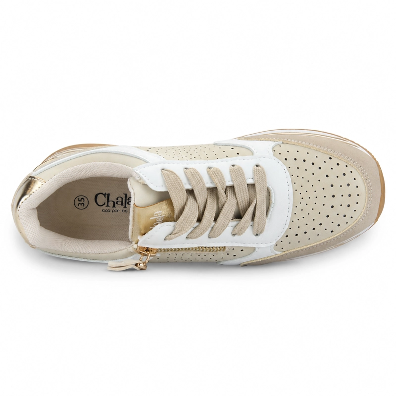 ZAPATILLA BEIGE MUJER URBANO CHALADA JETTIXLOW - 5