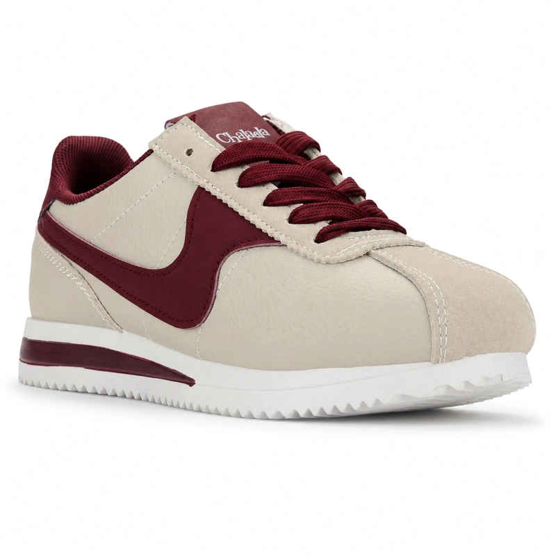 ZAPATILLA BEIGE MUJER URBANO CHALADA CORTES - 3