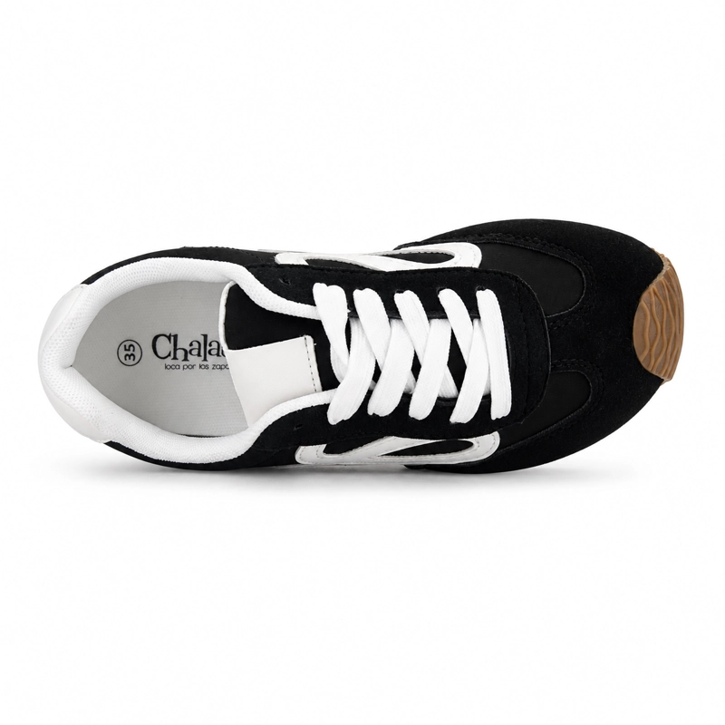 ZAPATILLA NEGRO MUJER URBANO CHALADA NERUM - 5
