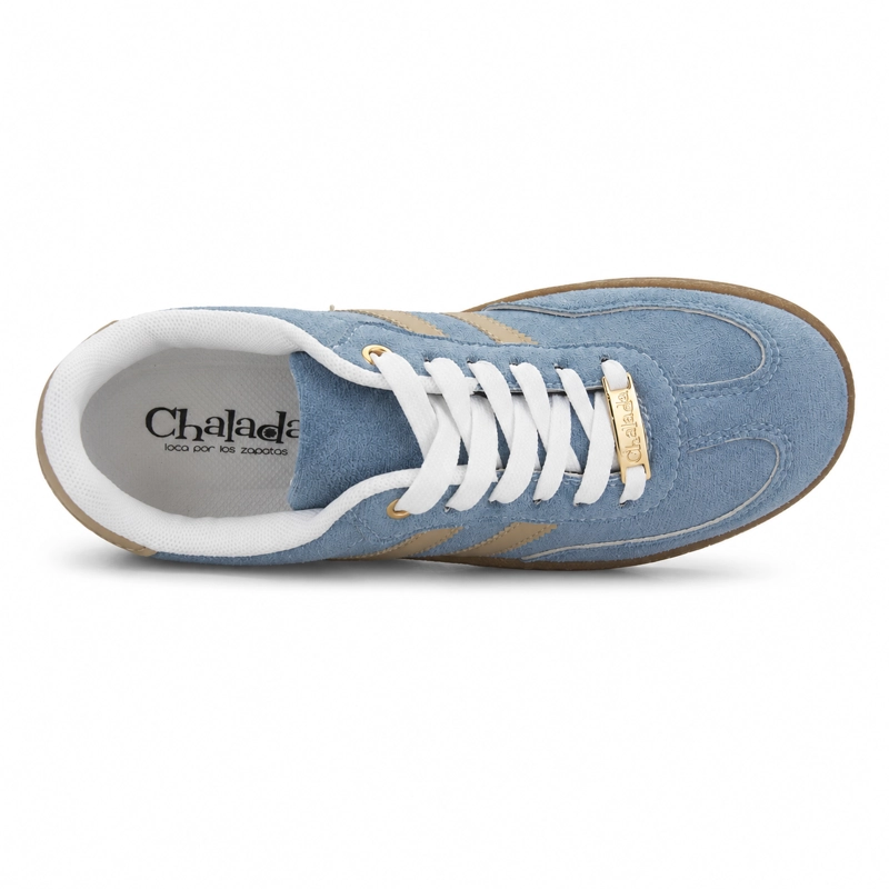ZAPATILLA AZUL MUJER URBANO CHALADA PITA - 5