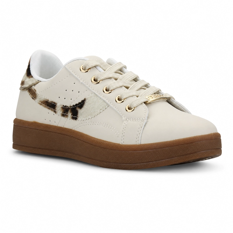 ZAPATILLA BEIGE MUJER URBANO CHALADA PITA - 3
